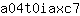 a***7