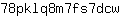 7***w