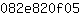 0***5