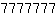7***7